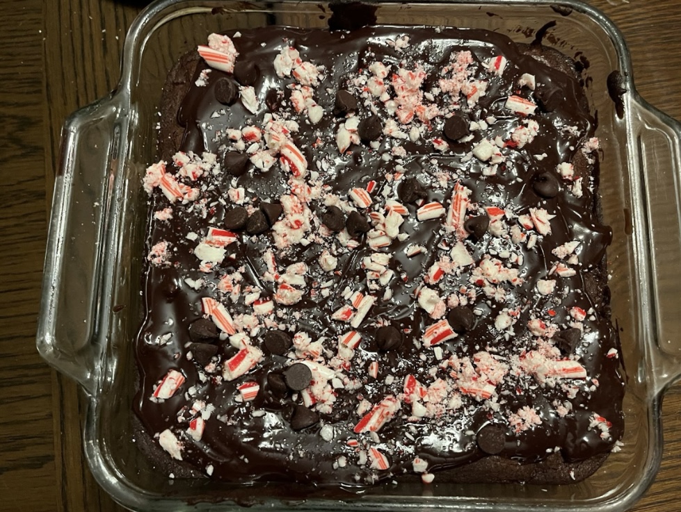 Christmas Candy Cane Brownies Recipe