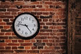 https://negativespace.co/red-brick-wall-clock/